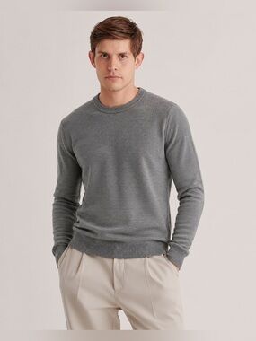 Faherty Men’s Crewneck Movement Sweater Gray Size Large *h